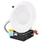 Luxrite 10 Inch Commercial LED Recessed Downlight 3 CCT Selectable 22/29/37.5W 2300/3000/3700LM Dimmable LR23960-1PK - alternate 1